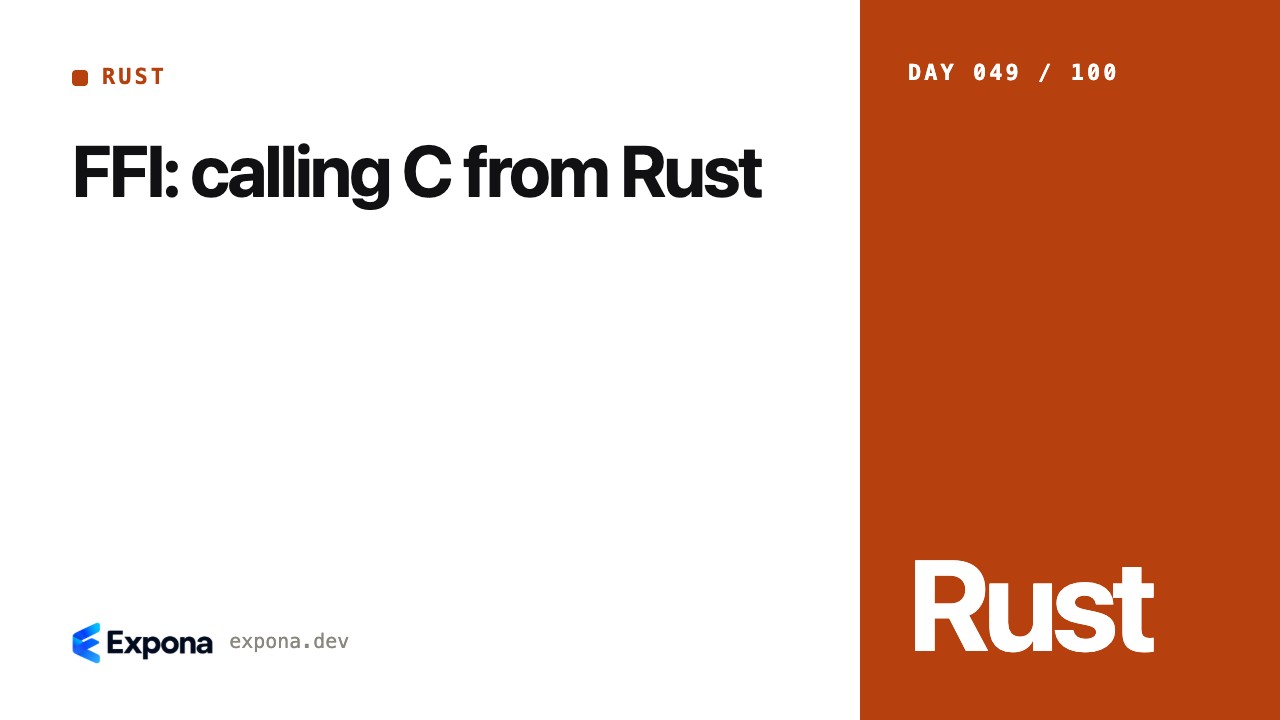 FFI: calling C from Rust — practical tips and trade-offs