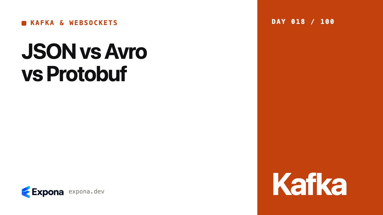 JSON vs Avro vs Protobuf: a hands-on guide for engineers