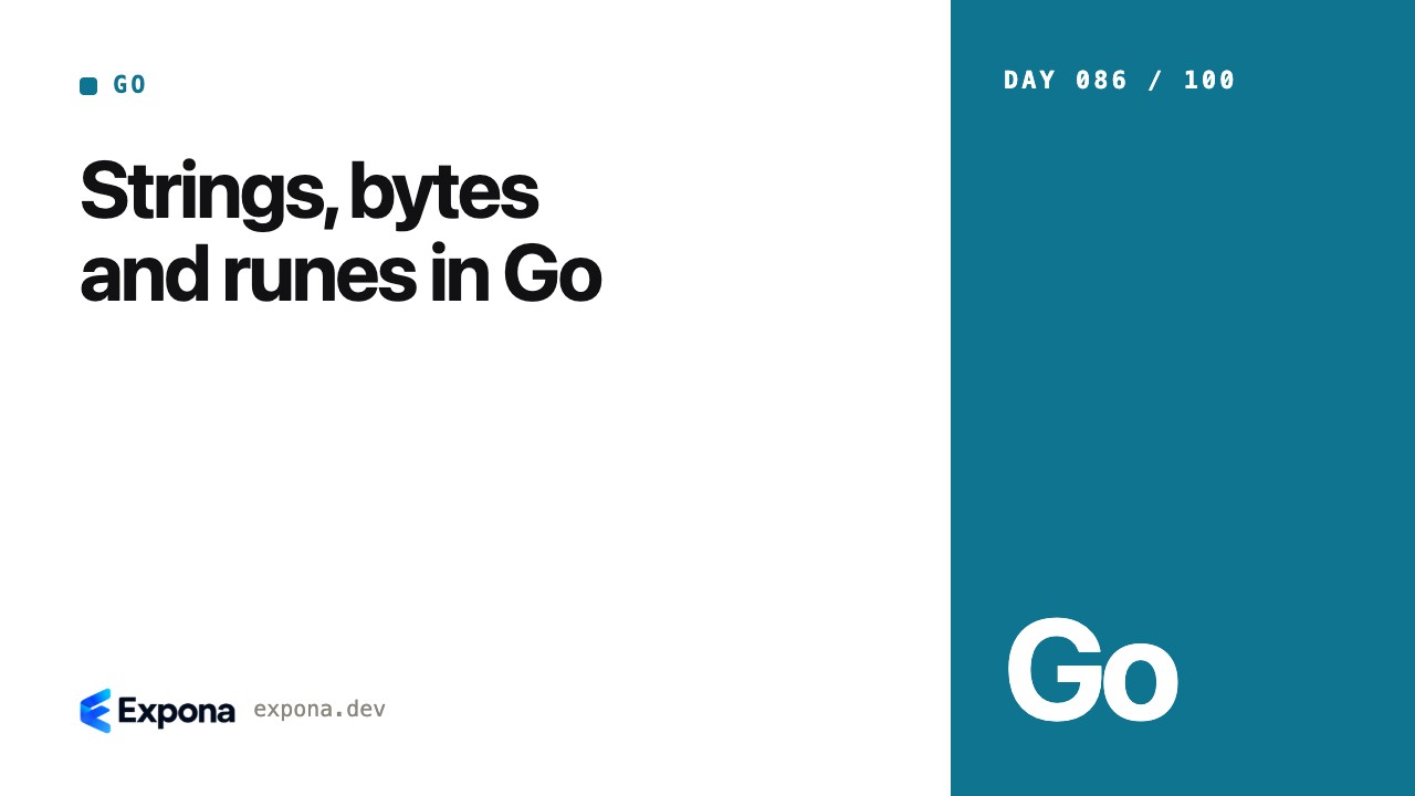 Strings, bytes and runes in Go: best practices explained