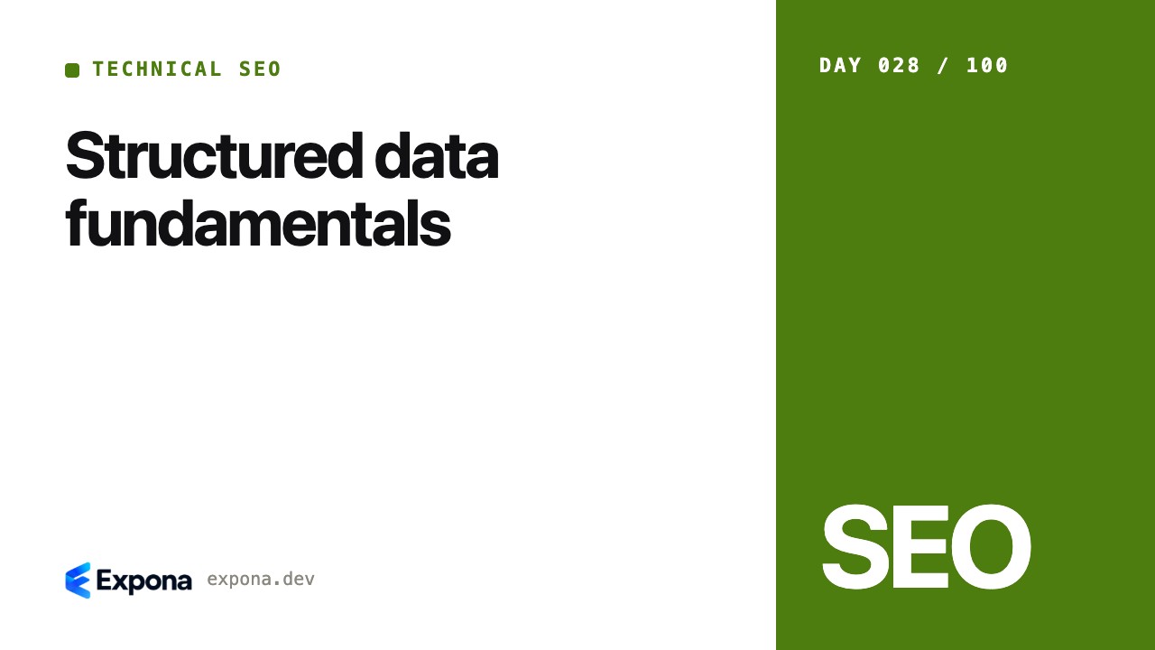Structured data fundamentals for Technical SEO developers