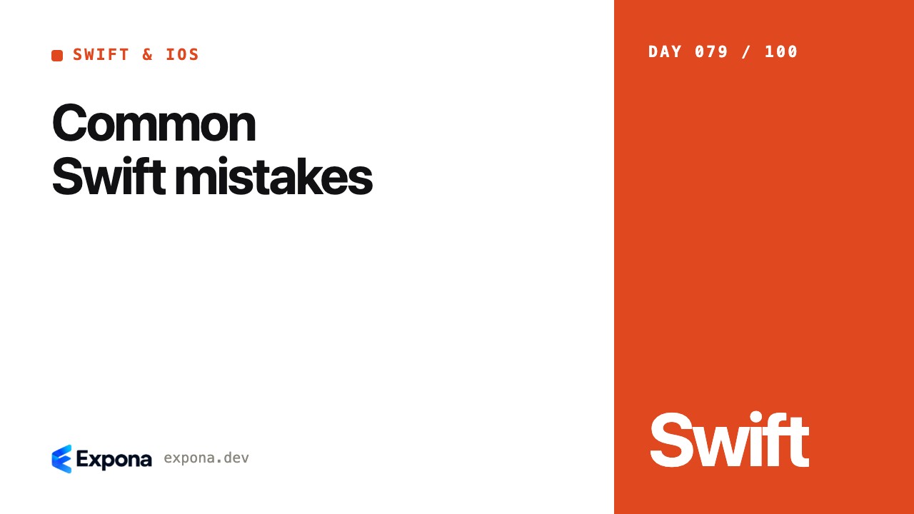 Common Swift mistakes: a Swift & iOS guide for developers