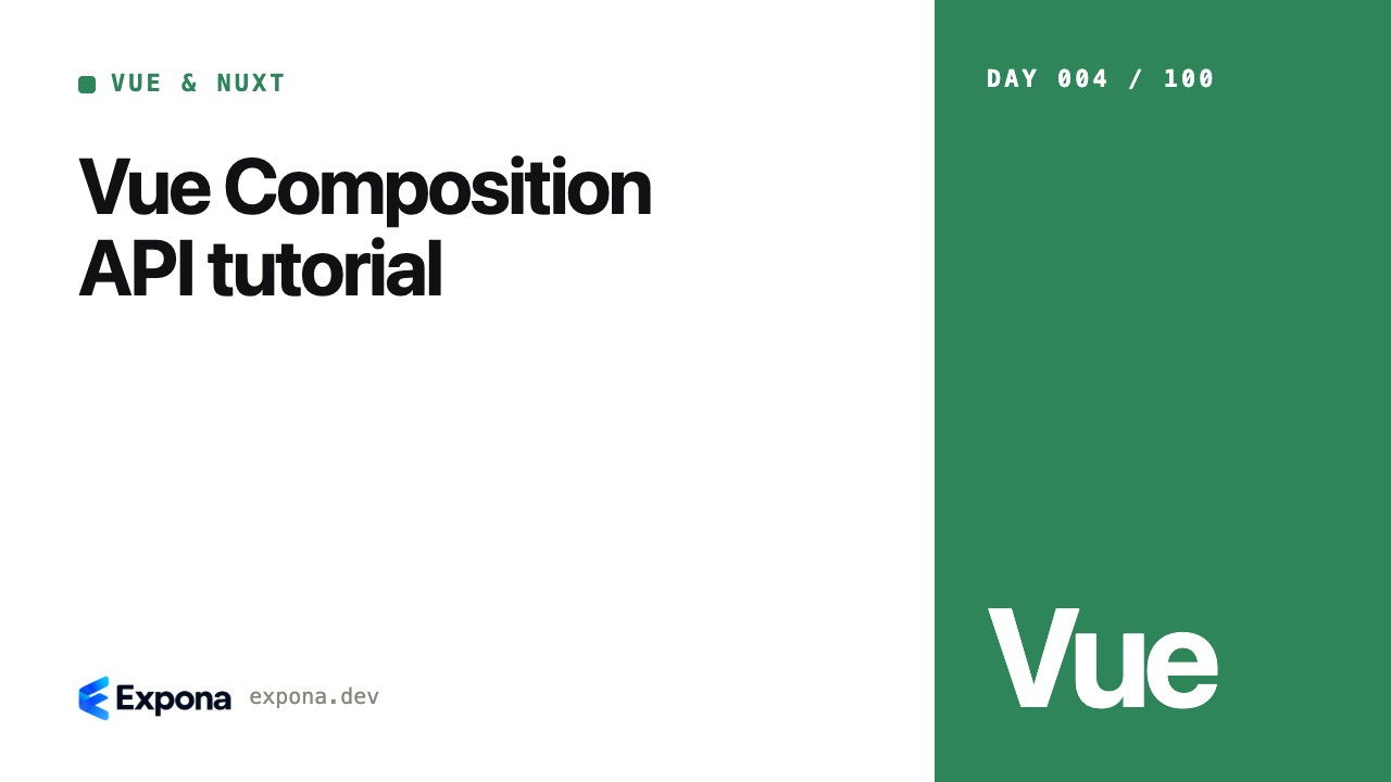 Vue Composition API tutorial: what developers should know
