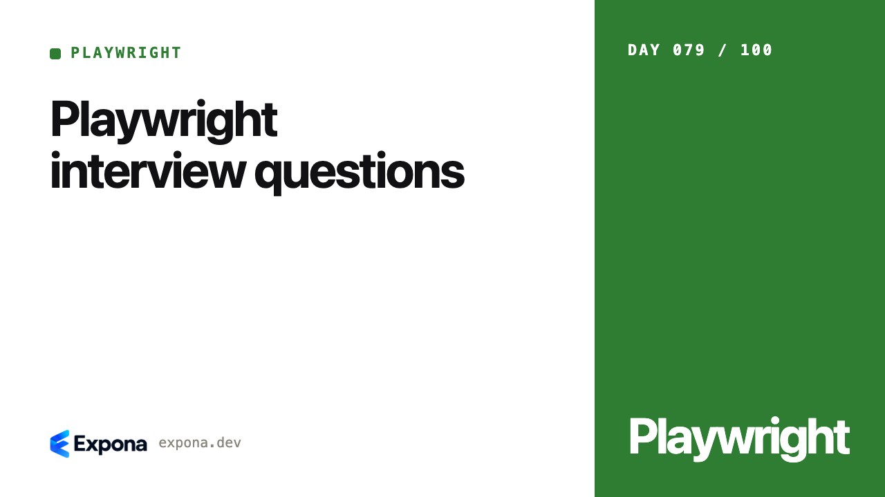 Playwright interview questions: best practices explained