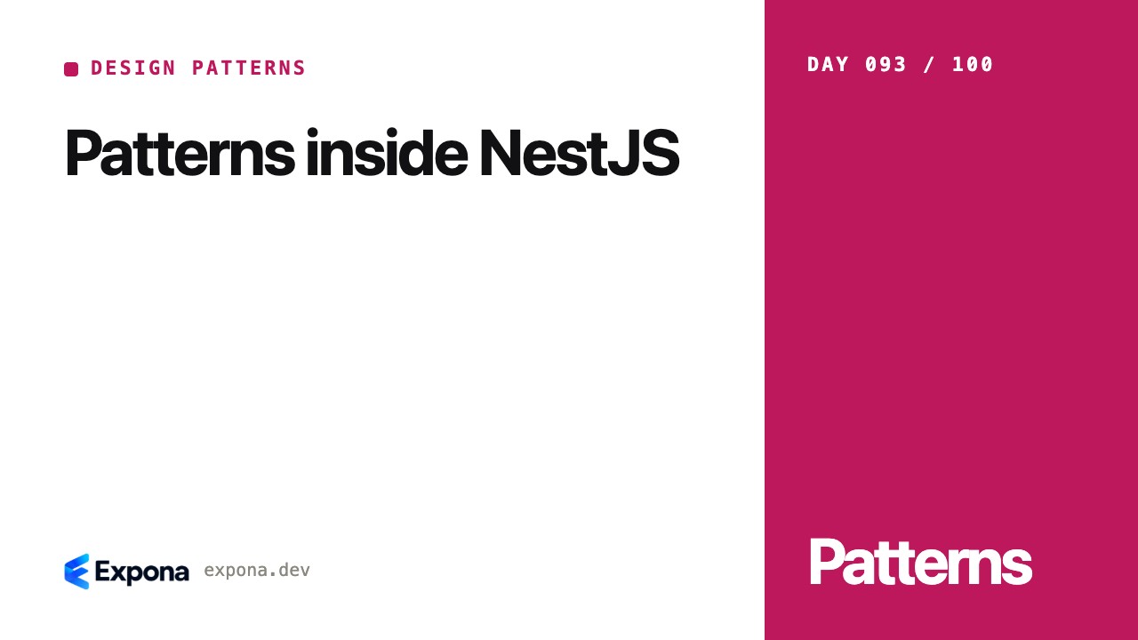 Patterns inside NestJS: a practical guide for developers