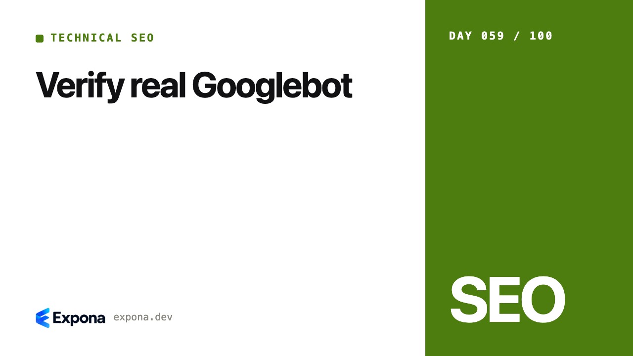 Verify real Googlebot: a practical guide for developers