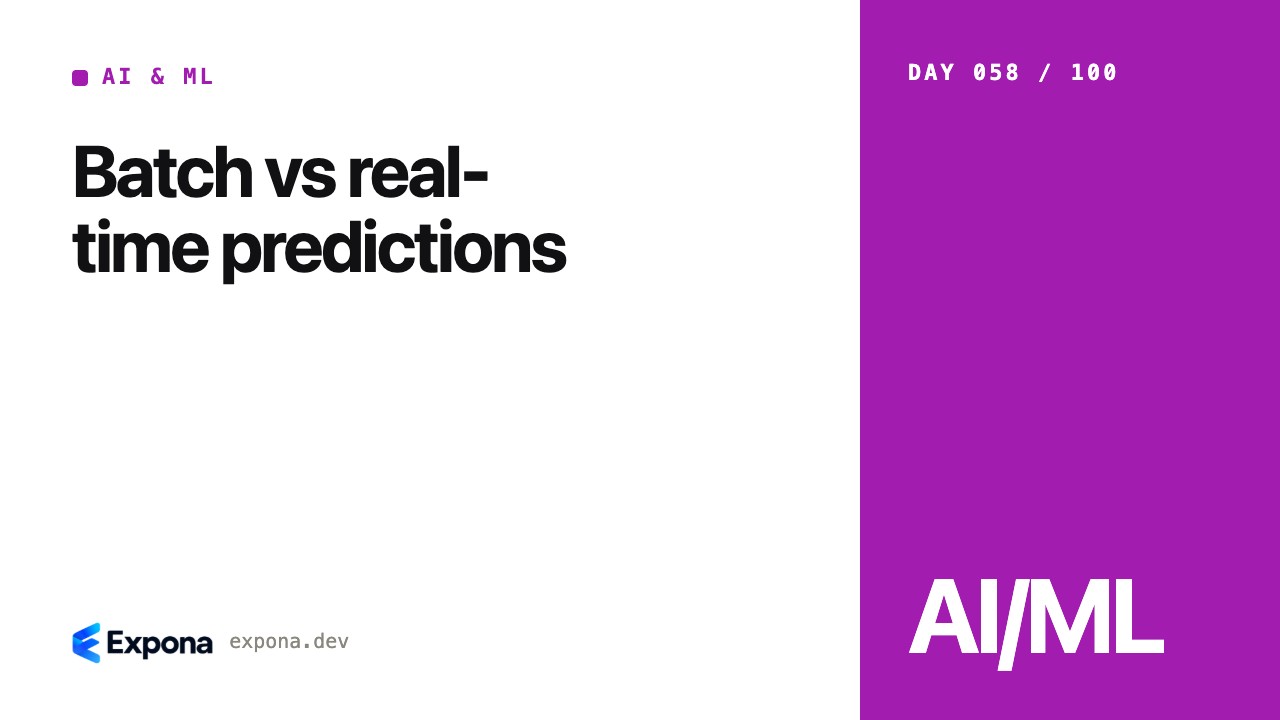 Batch vs real-time predictions: best practices explained