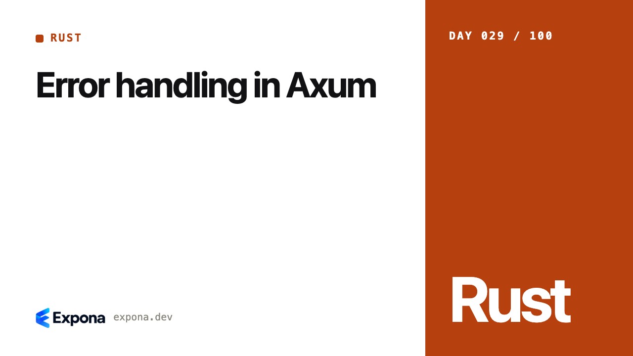 Error handling in Axum: a practical guide for developers