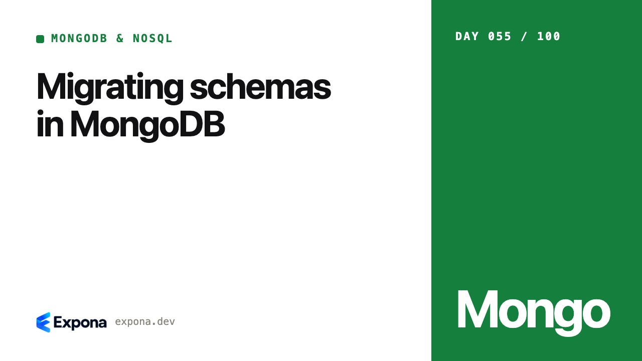 Migrating schemas in MongoDB: what developers should know