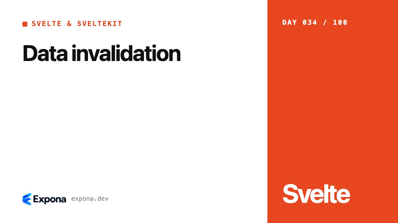 Data invalidation: a practical Svelte & SvelteKit guide