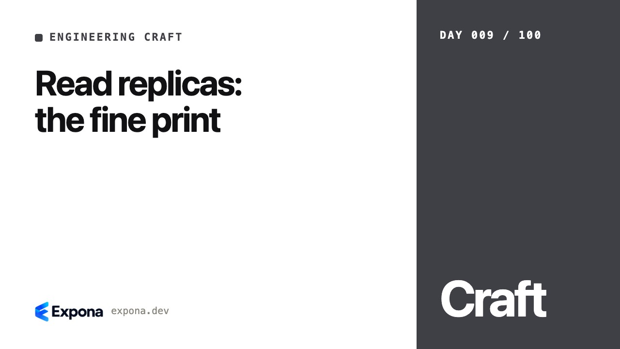 Read replicas: the fine print — best practices explained