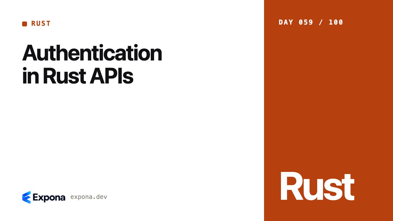 Authentication in Rust APIs: what developers should know