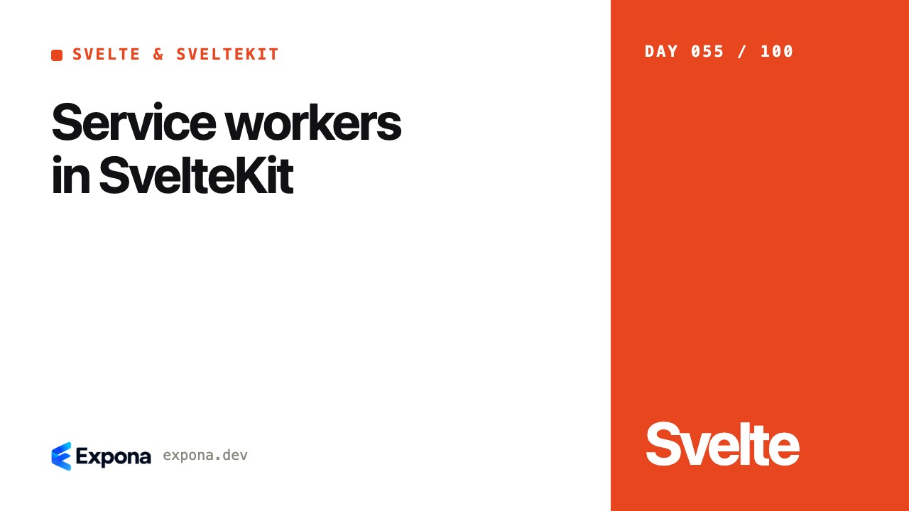 Service workers in SvelteKit: what developers should know