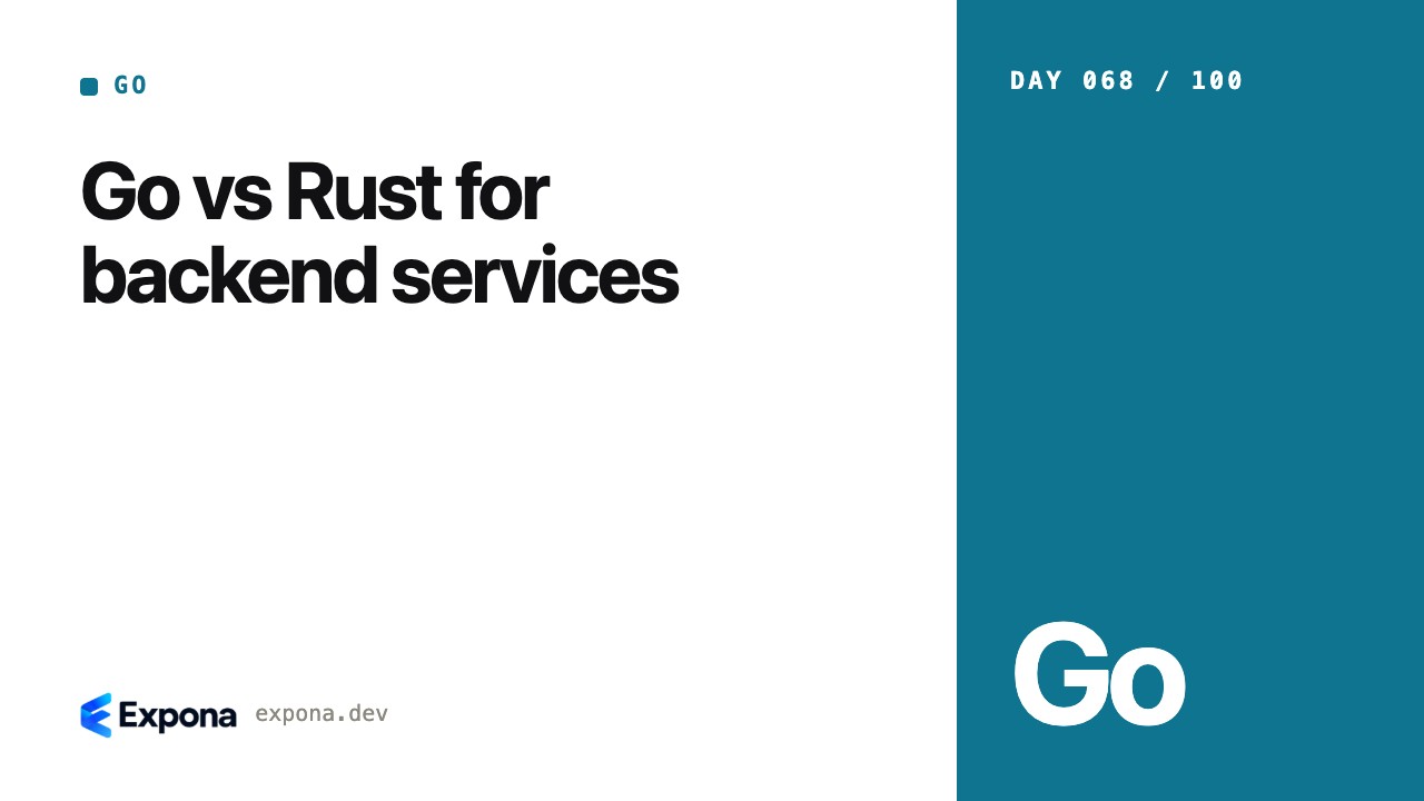 Go vs Rust for backend services: lessons from production