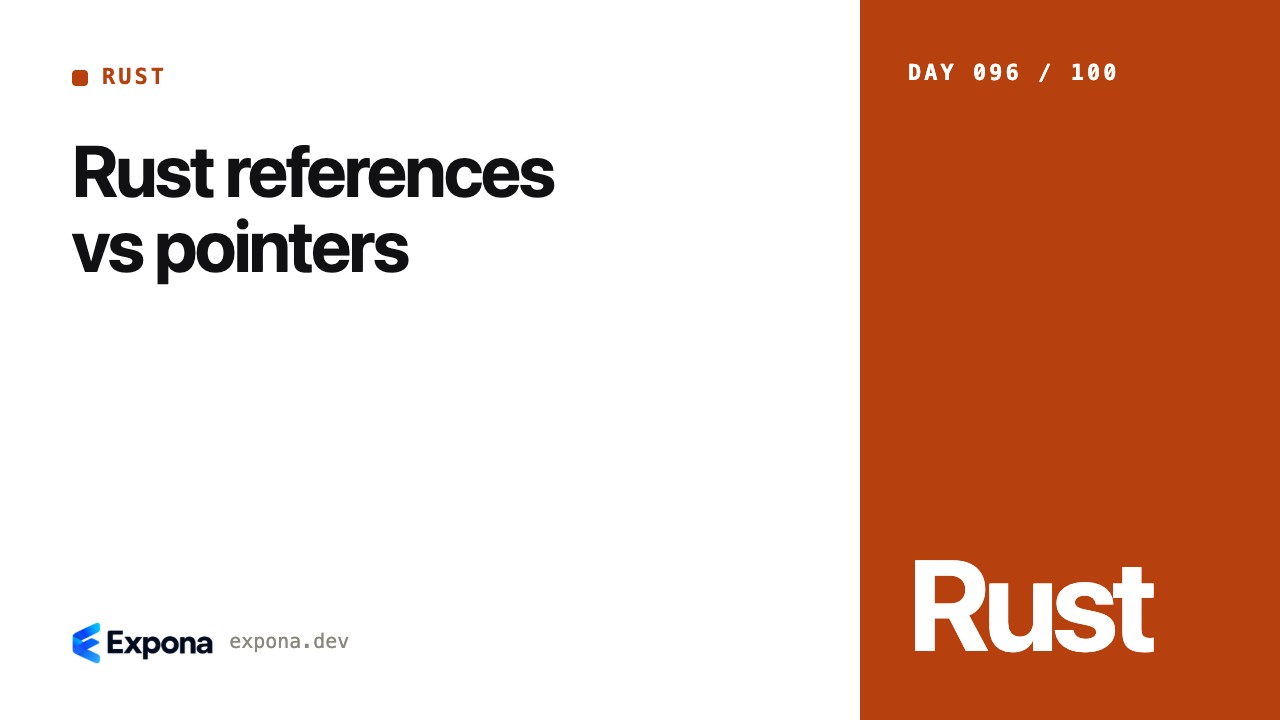 Rust references vs pointers: what developers should know
