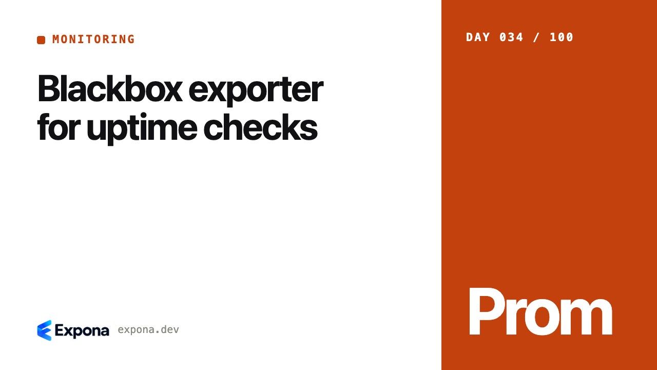 Blackbox exporter for uptime checks: a step-by-step guide