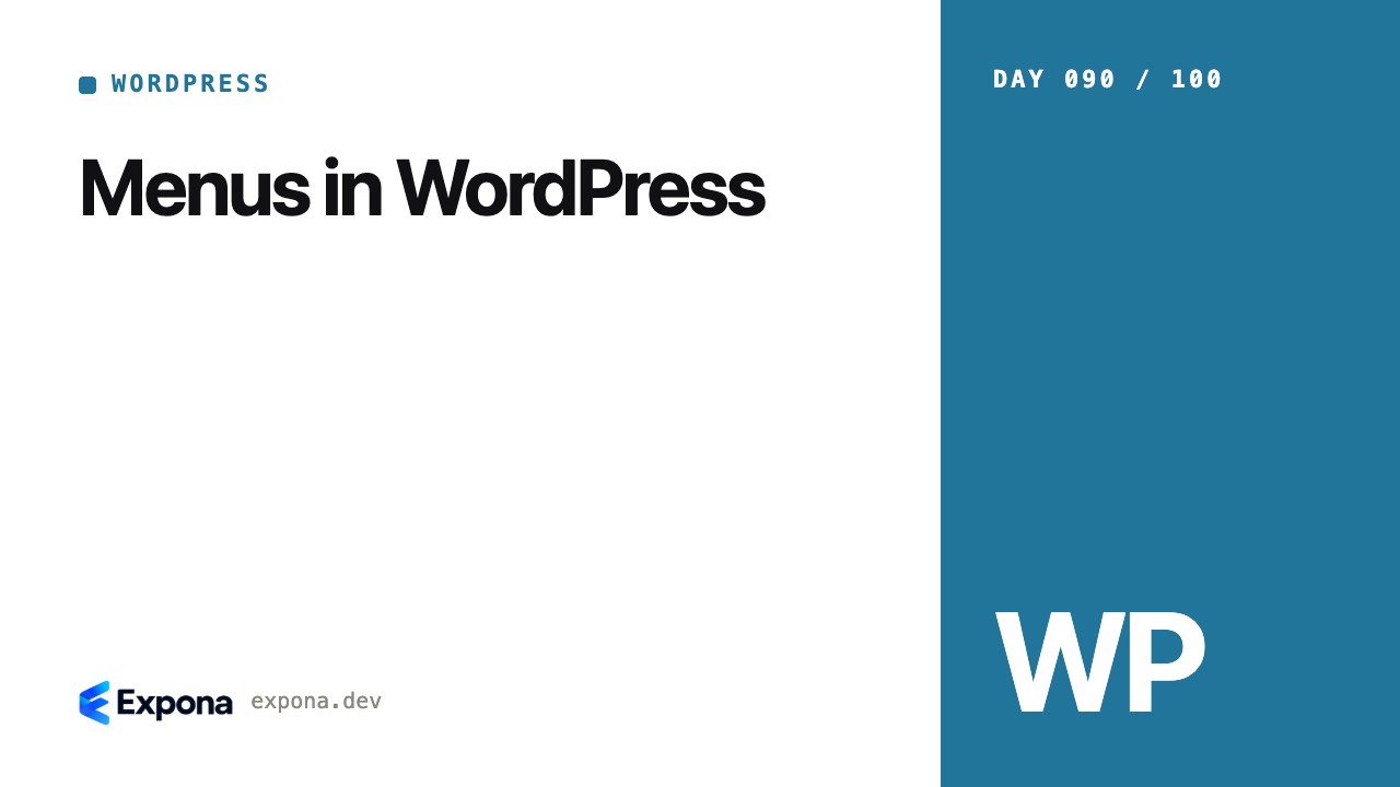 Menus in WordPress: a practical guide for developers