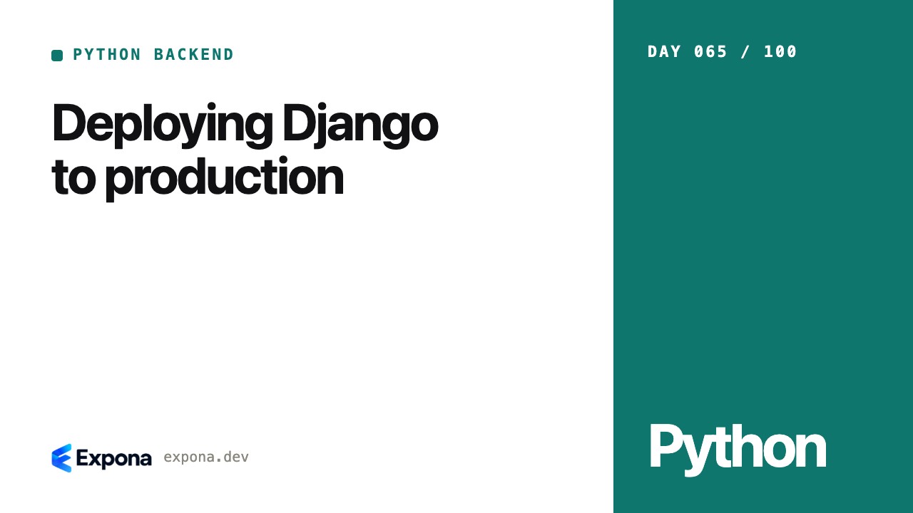 Deploying Django to production: best practices explained