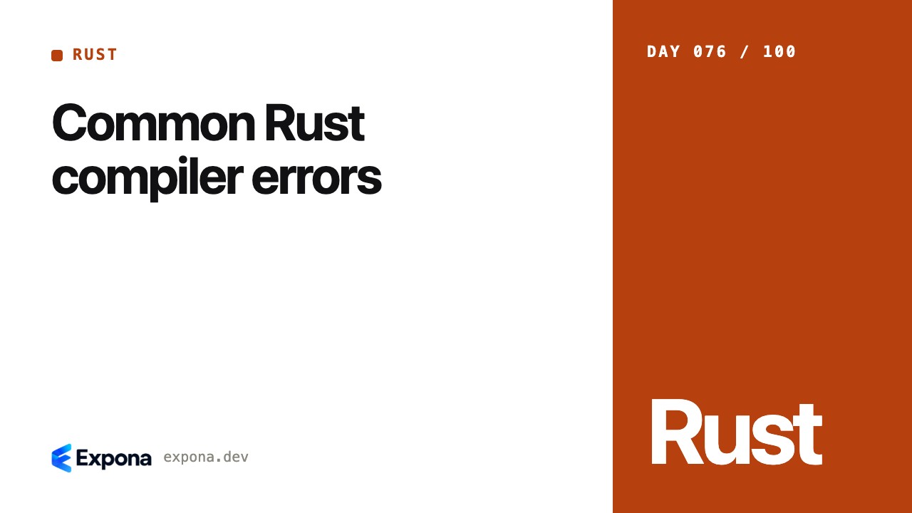 Common Rust compiler errors: what developers should know