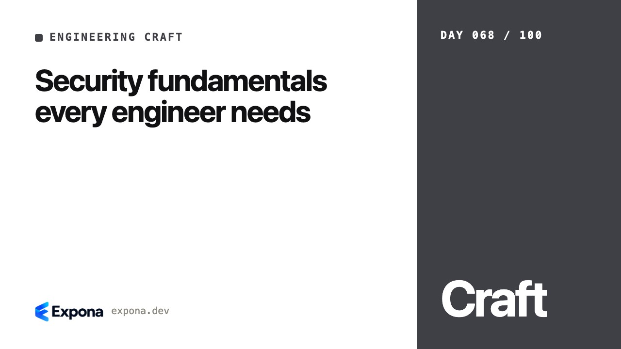 Security fundamentals every engineer needs: a deep dive