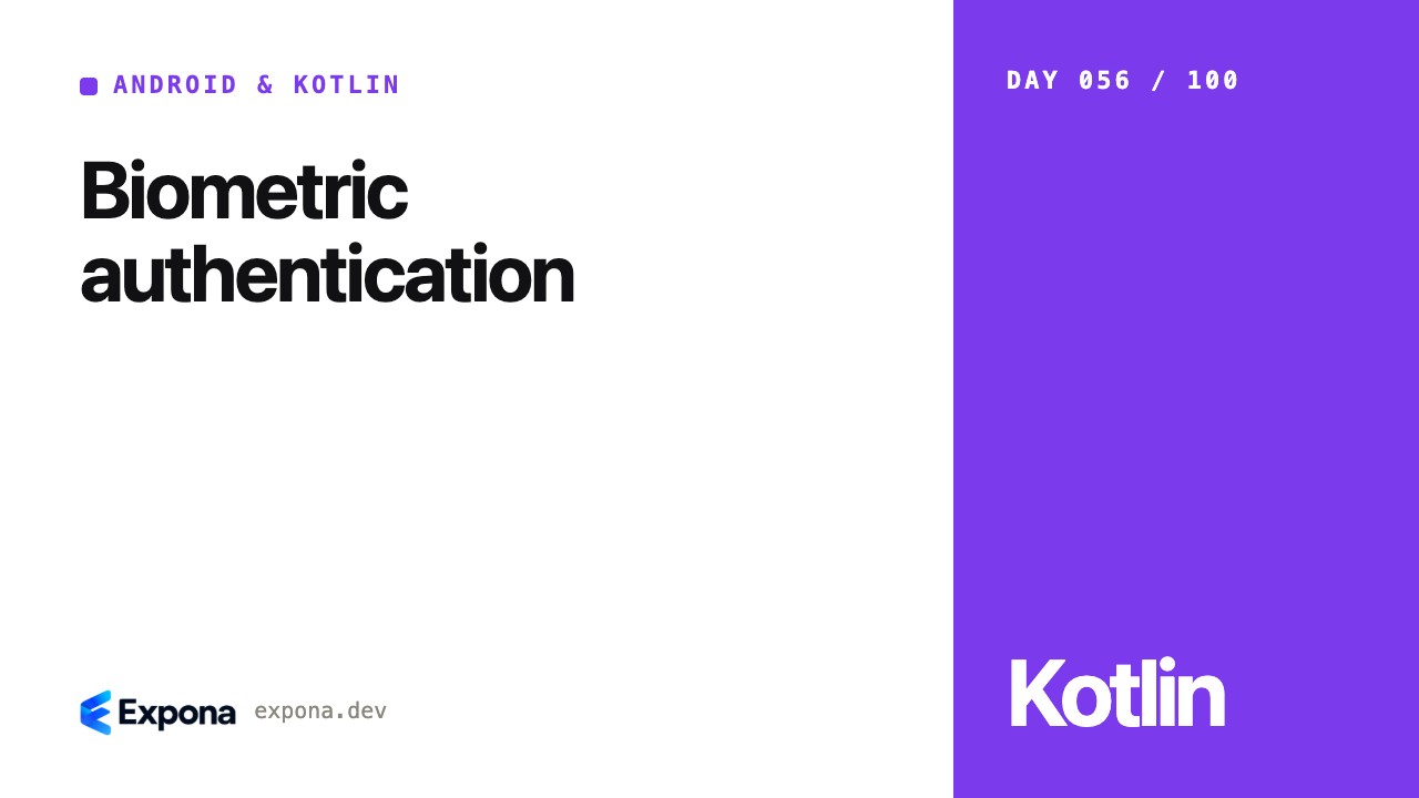Biometric authentication for Android & Kotlin developers