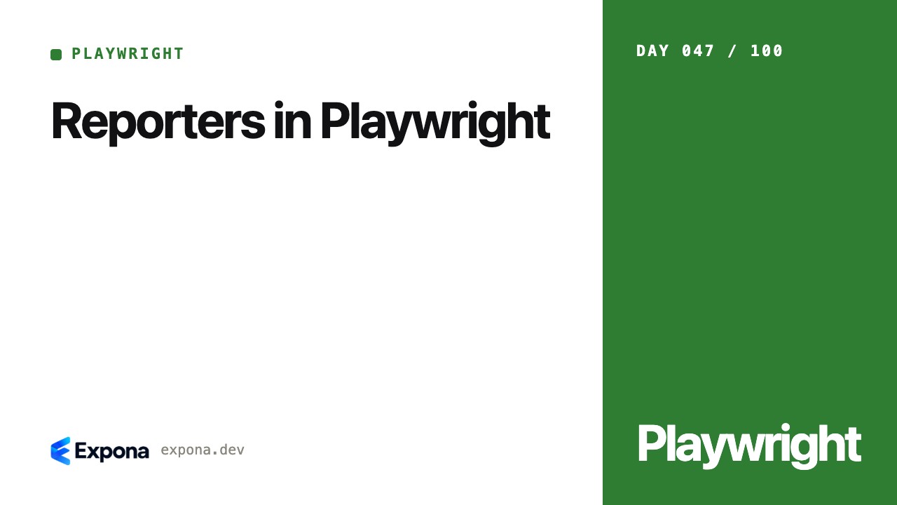 Reporters in Playwright: real-world lessons and examples