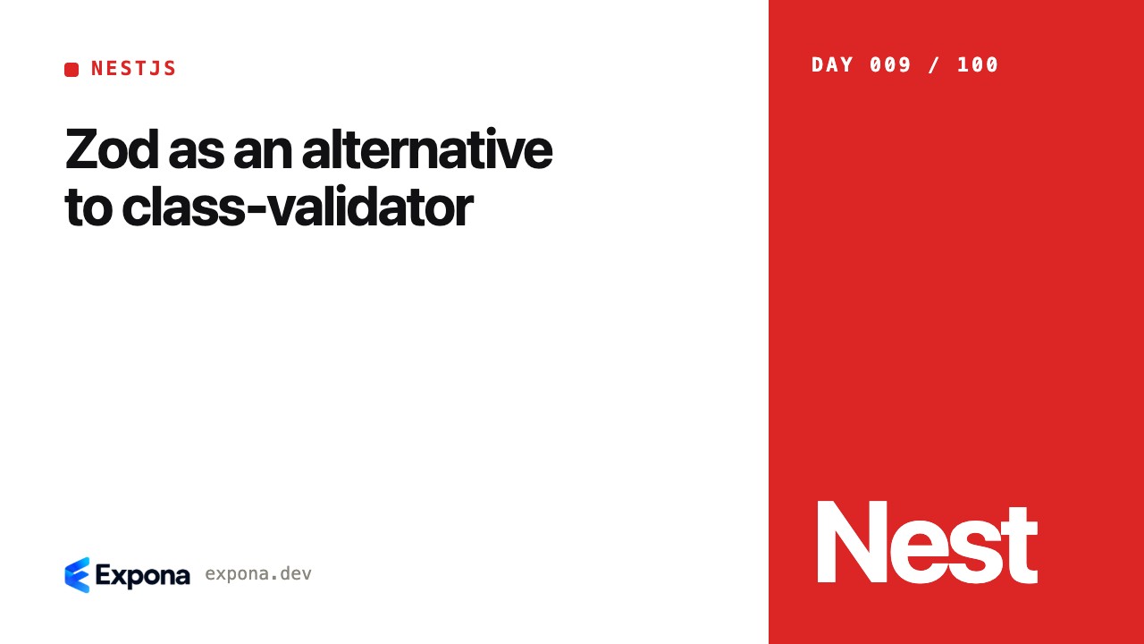 Zod as an alternative to class-validator for production