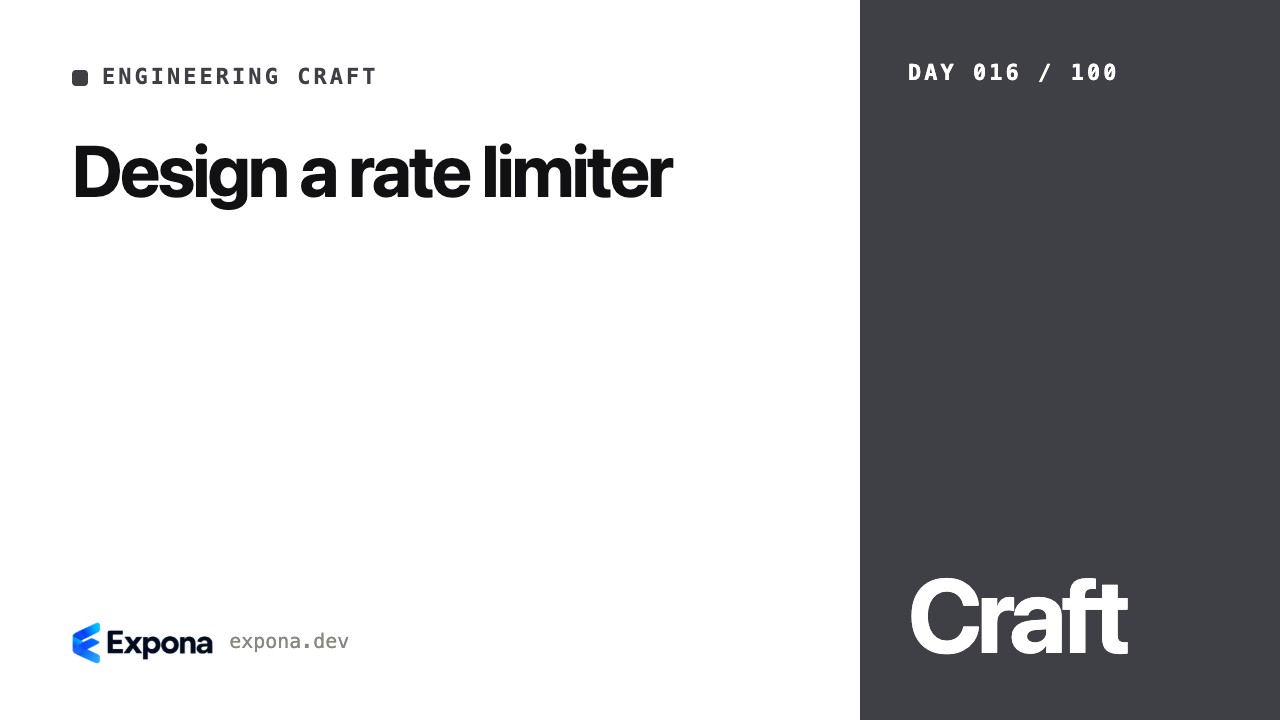 Design a rate limiter: a practical guide for developers