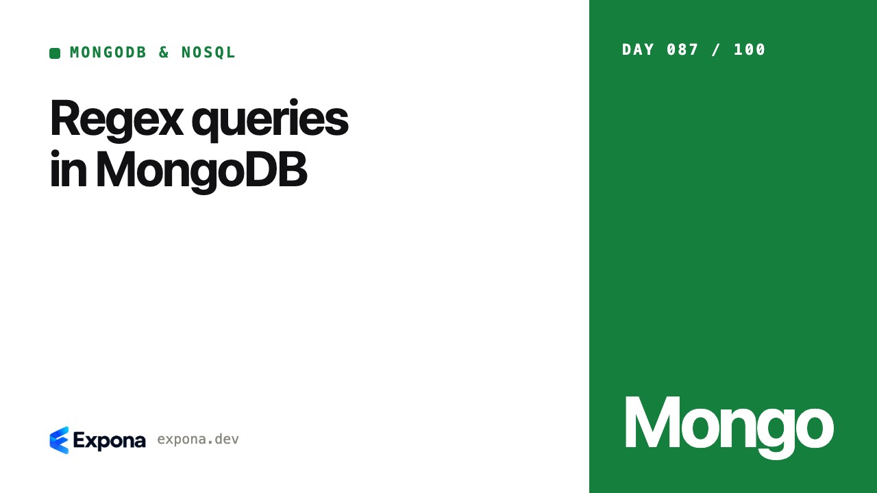 Regex queries in MongoDB: a hands-on guide for engineers