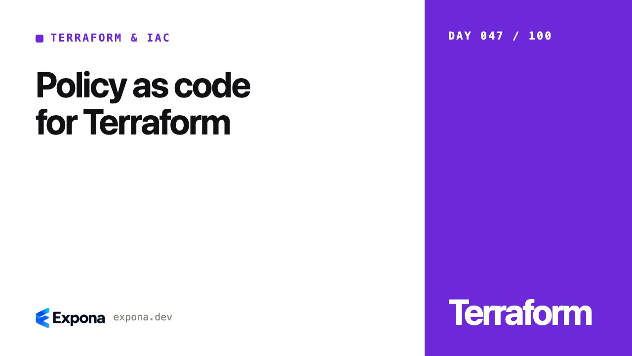 Policy as code for Terraform: what developers should know
