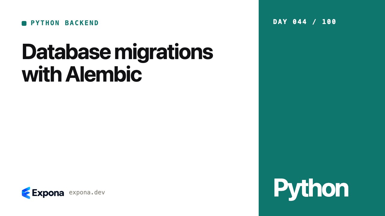 Database migrations with Alembic: lessons from production