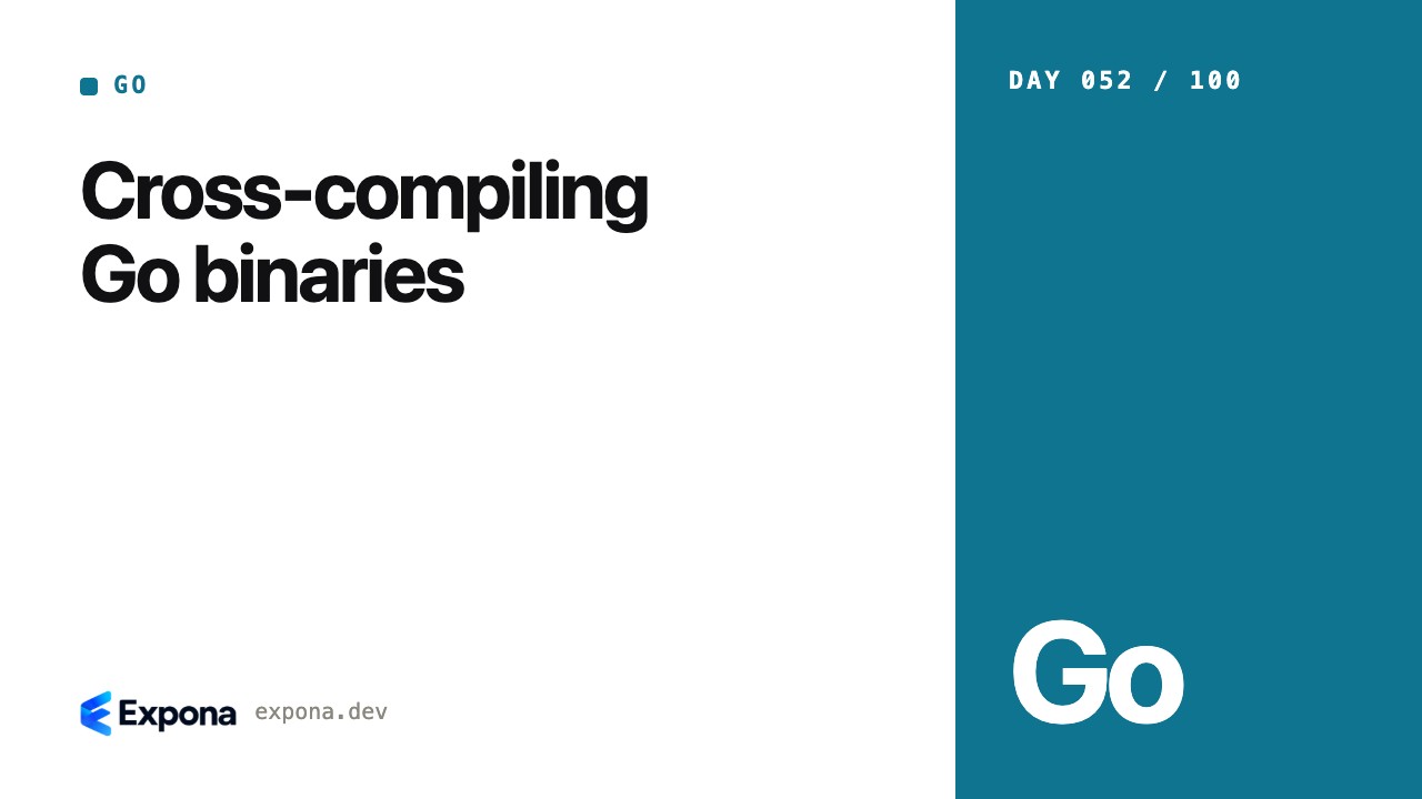 Cross-compiling Go binaries: what developers should know