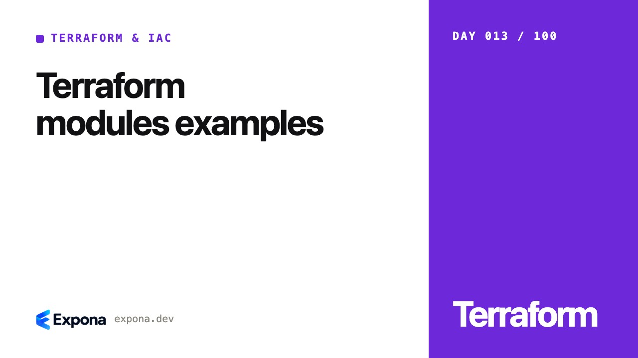Terraform modules examples: patterns, pitfalls and fixes