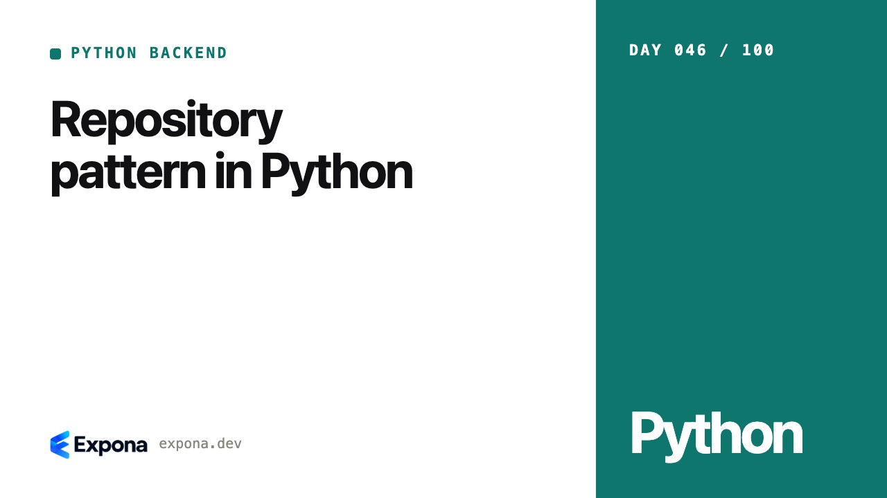 Repository pattern in Python: what developers should know