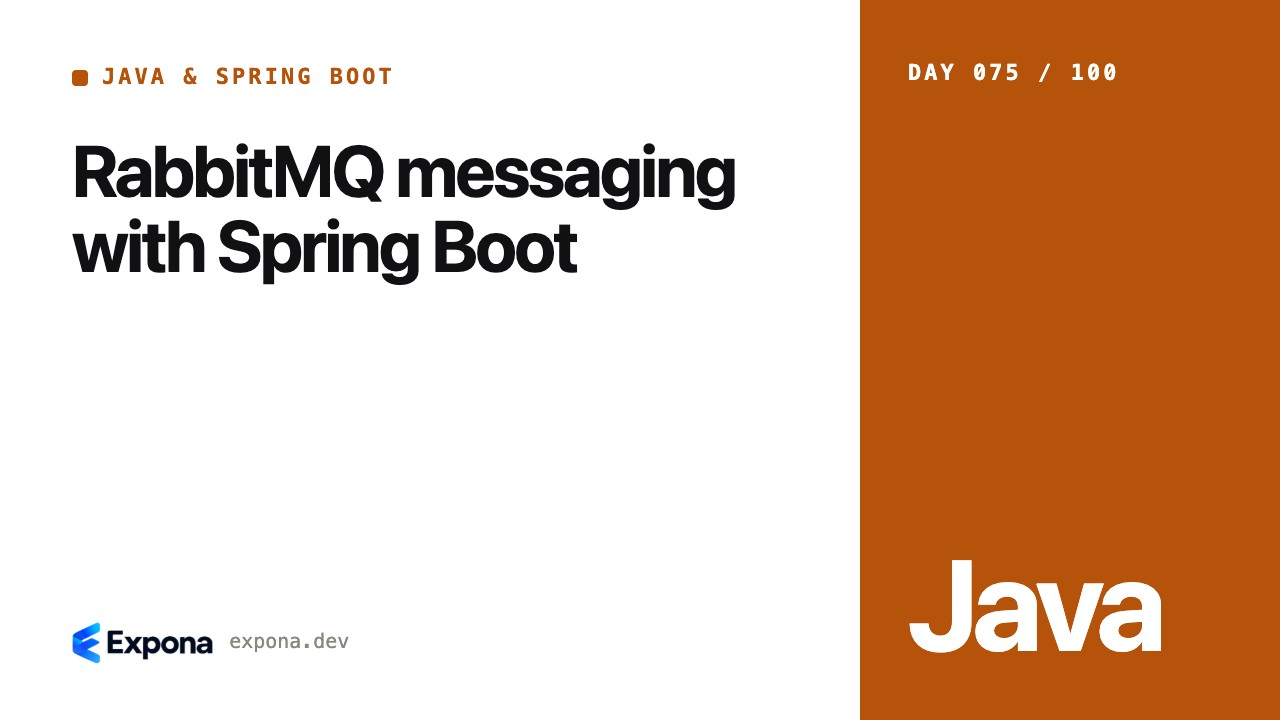 RabbitMQ messaging with Spring Boot in Java & Spring Boot