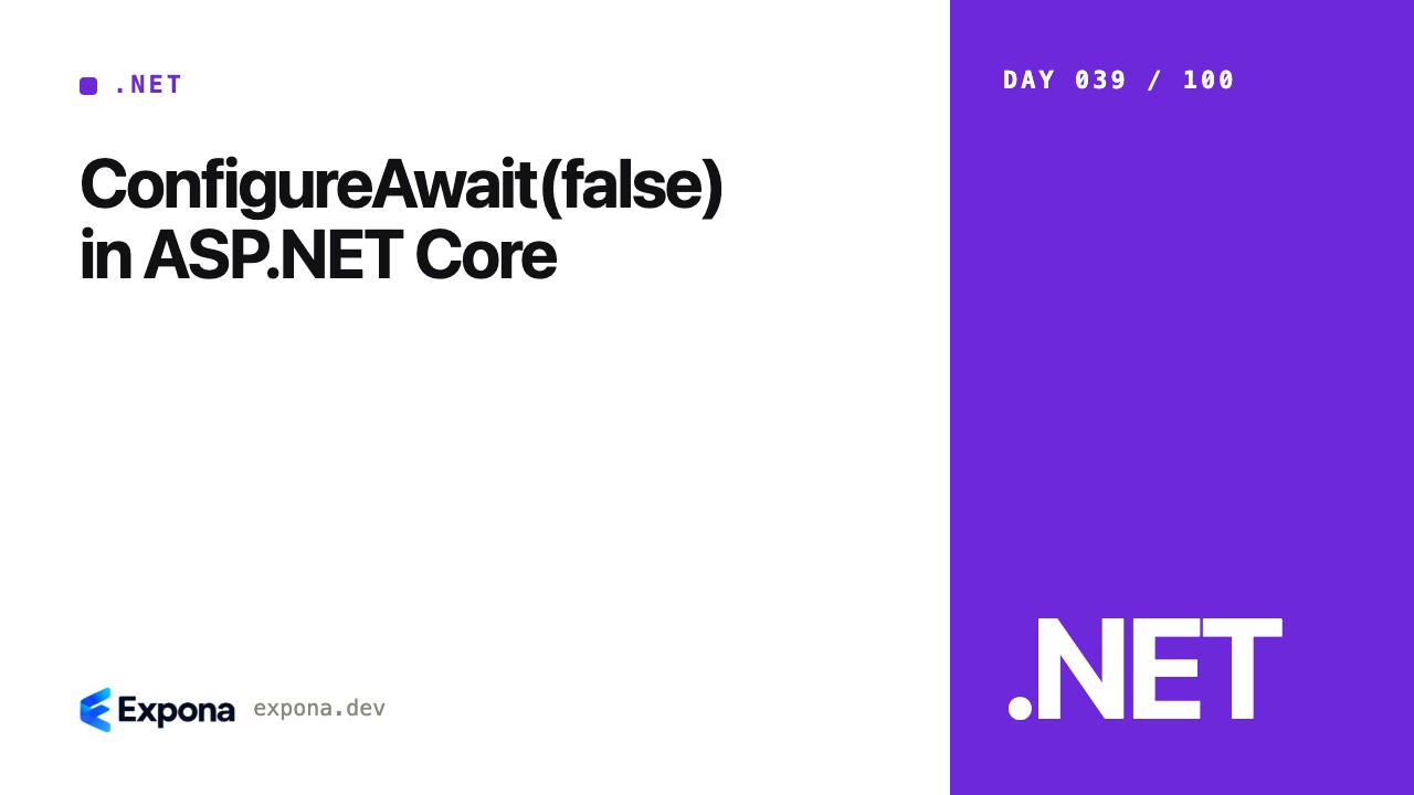 ConfigureAwait(false) in ASP.NET Core: a practical guide