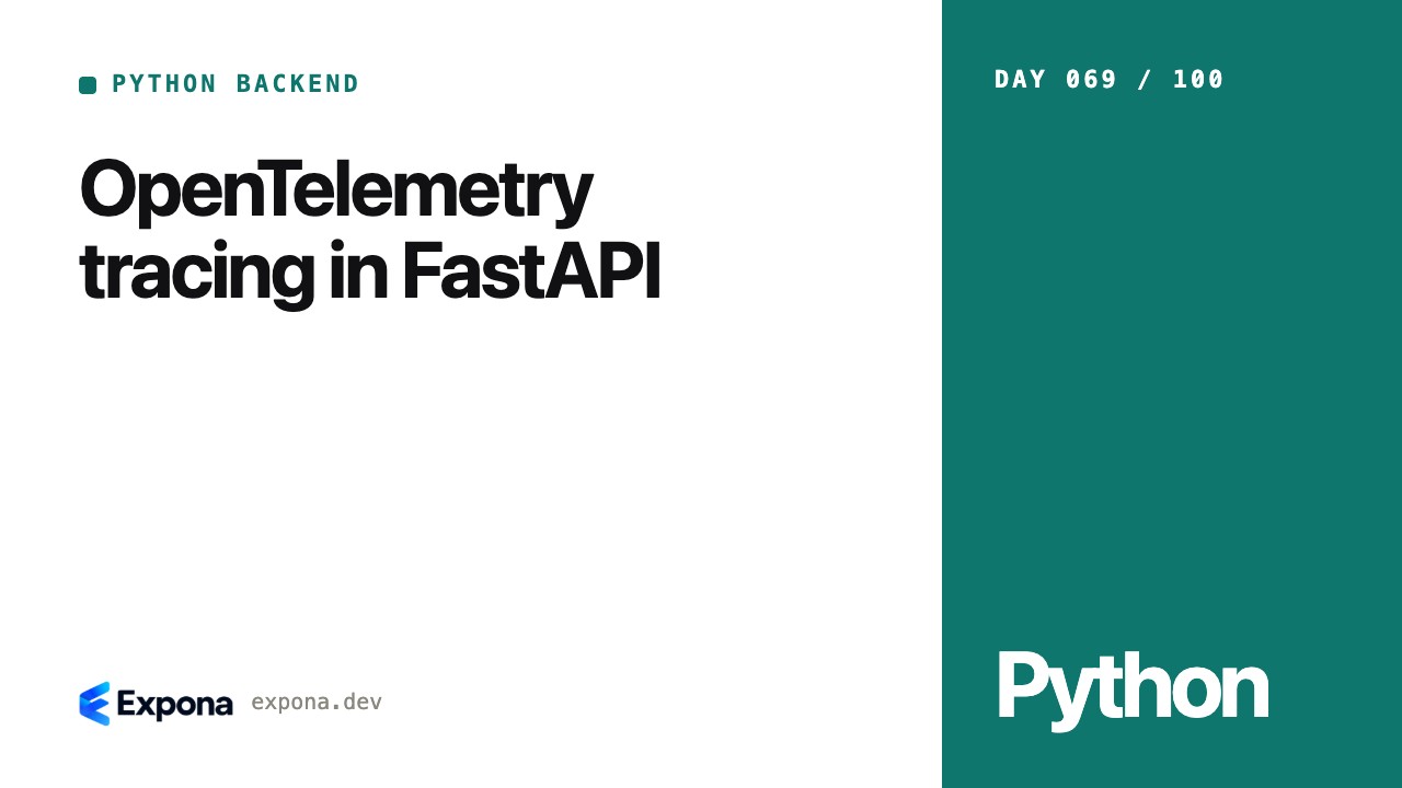 OpenTelemetry tracing in FastAPI: lessons from production