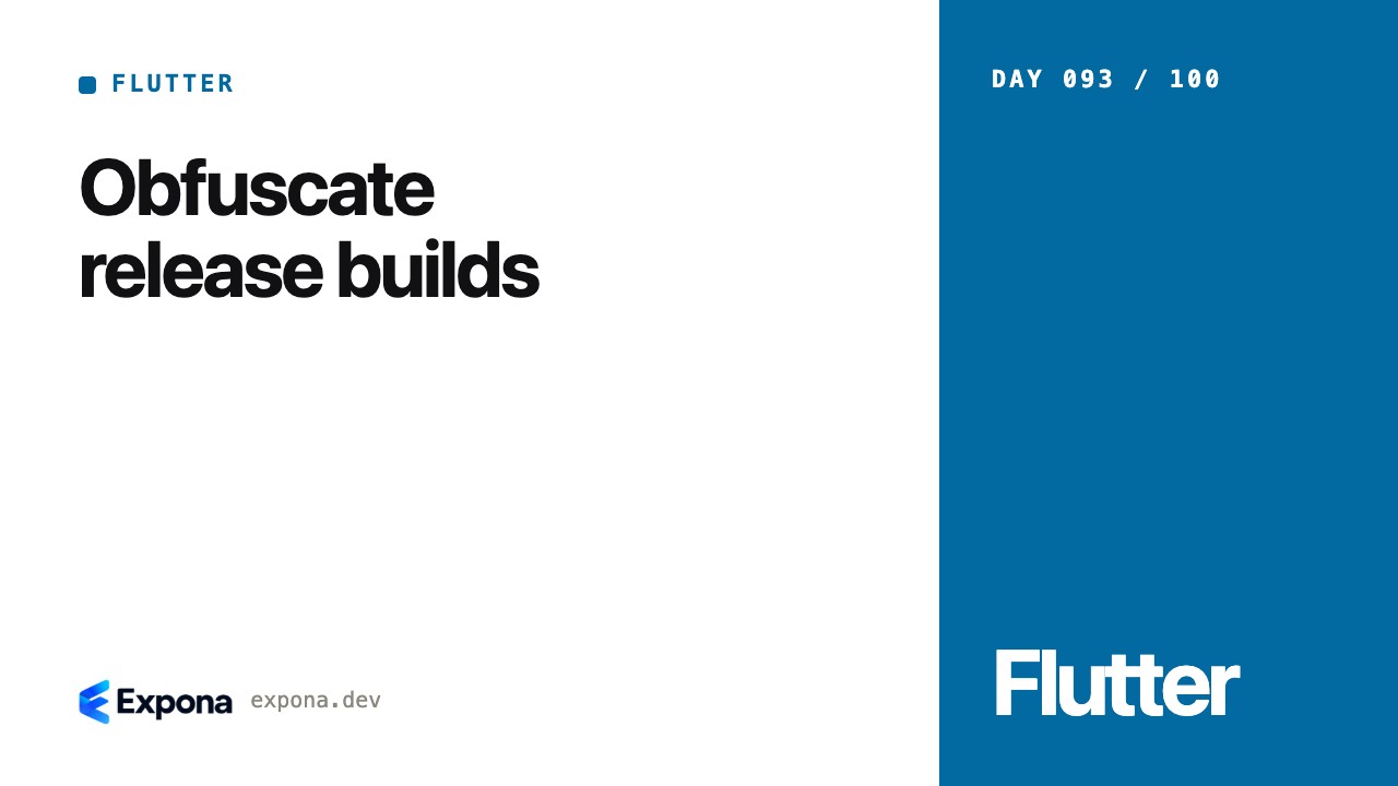 Obfuscate release builds: a Flutter guide for developers