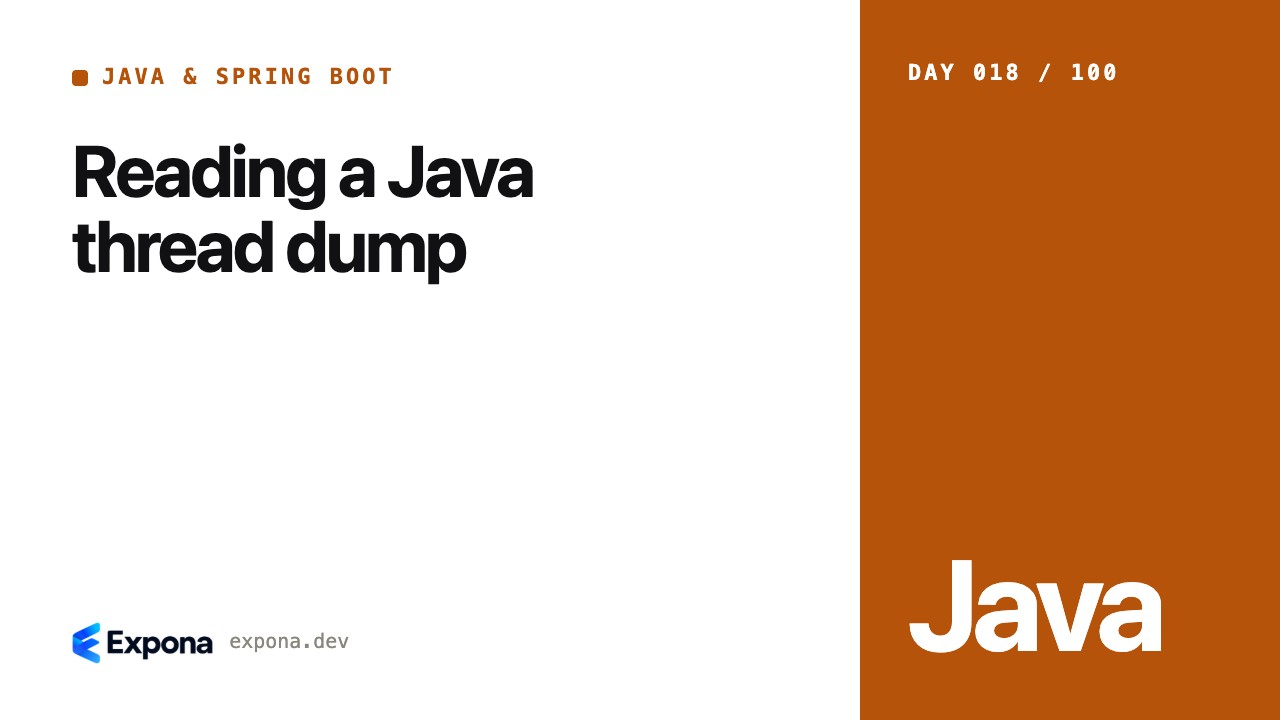 Reading a Java thread dump: patterns, pitfalls and fixes