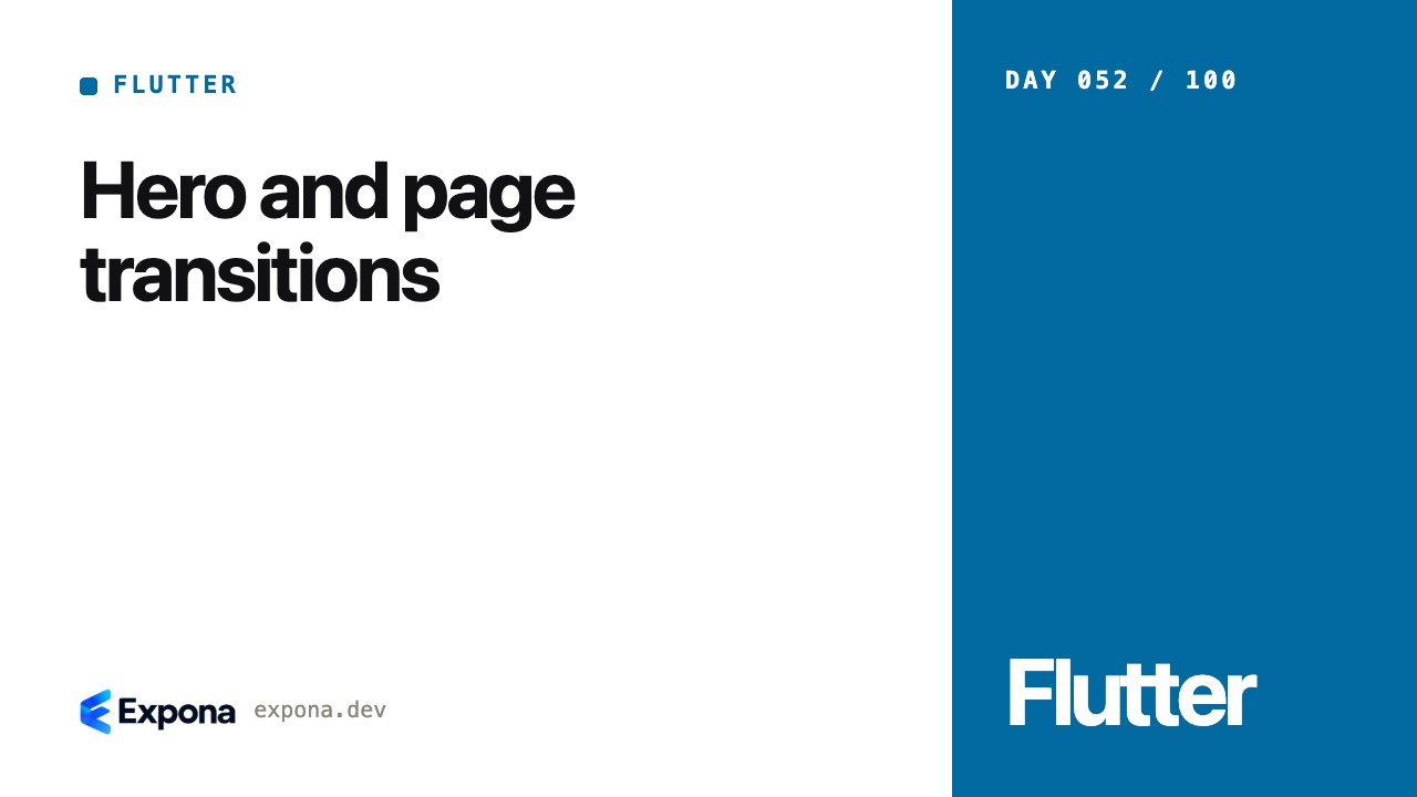 Hero and page transitions: practical tips and trade-offs