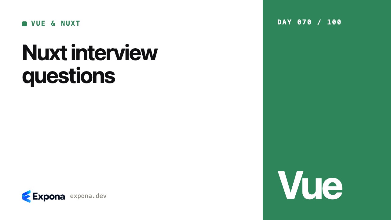 Nuxt interview questions: a hands-on guide for engineers