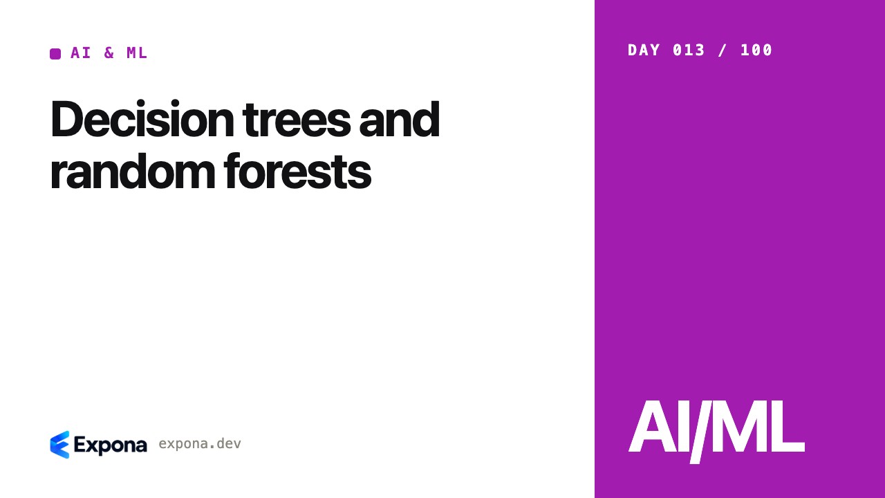 Decision trees and random forests for AI & ML developers