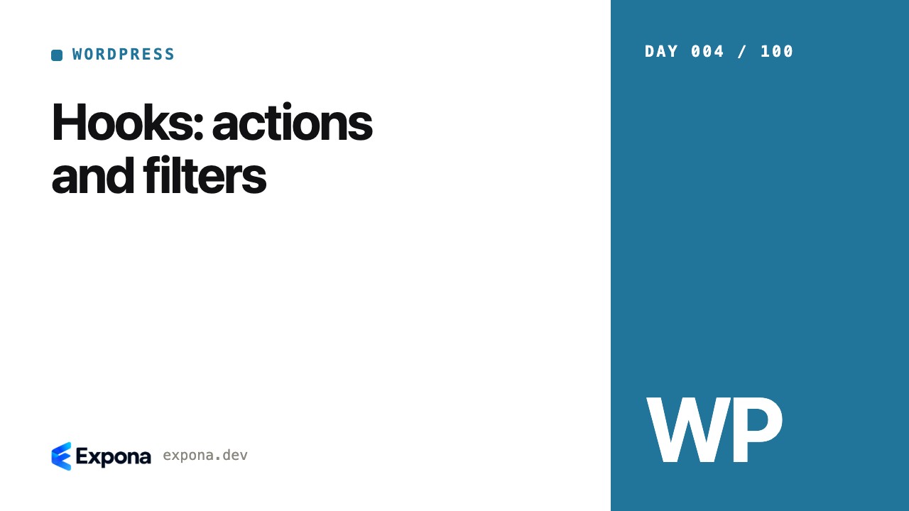 Hooks: actions and filters — a practical WordPress guide