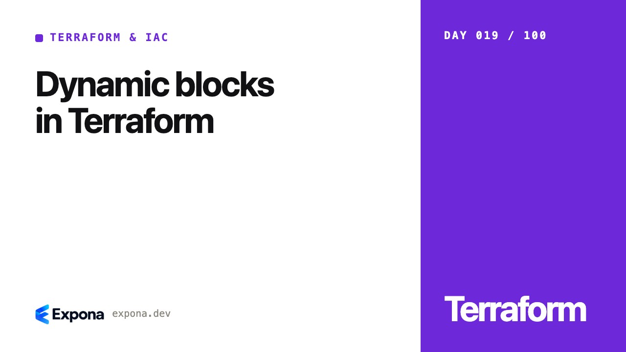 Dynamic blocks in Terraform: what developers should know