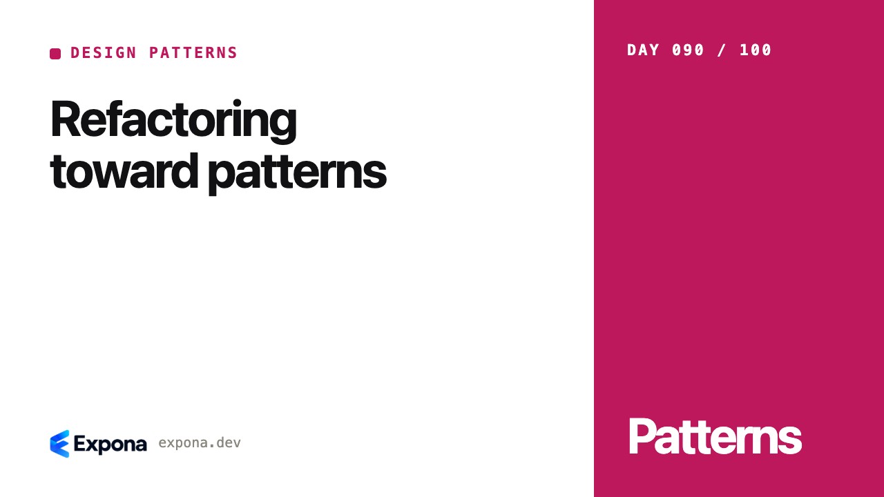 Refactoring toward patterns: what developers should know
