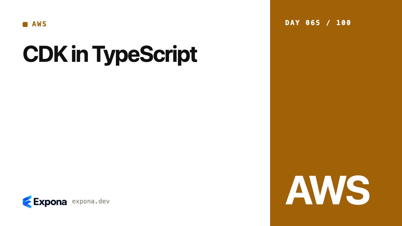 CDK in TypeScript: what every AWS developer should know