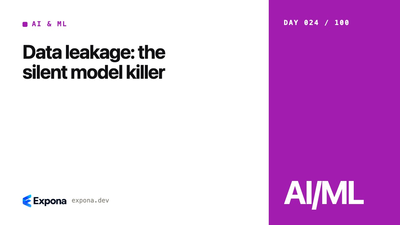 Data leakage: the silent model killer, explained simply