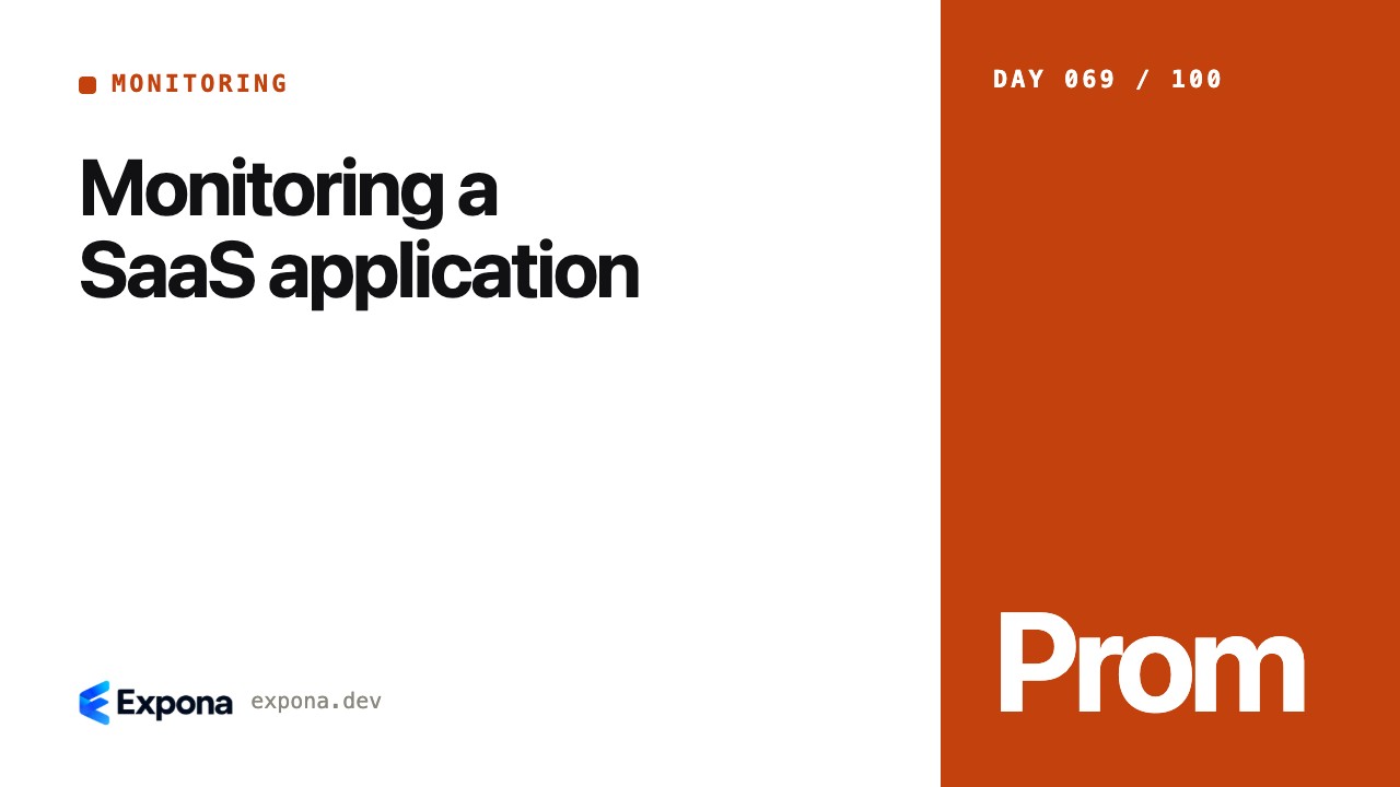 Monitoring a SaaS application: best practices explained