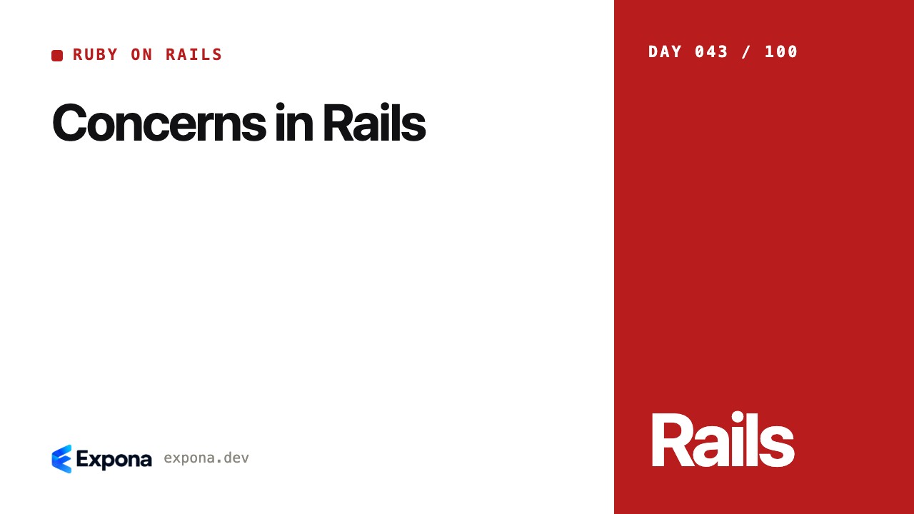 Concerns in Rails: Ruby on Rails lessons from production