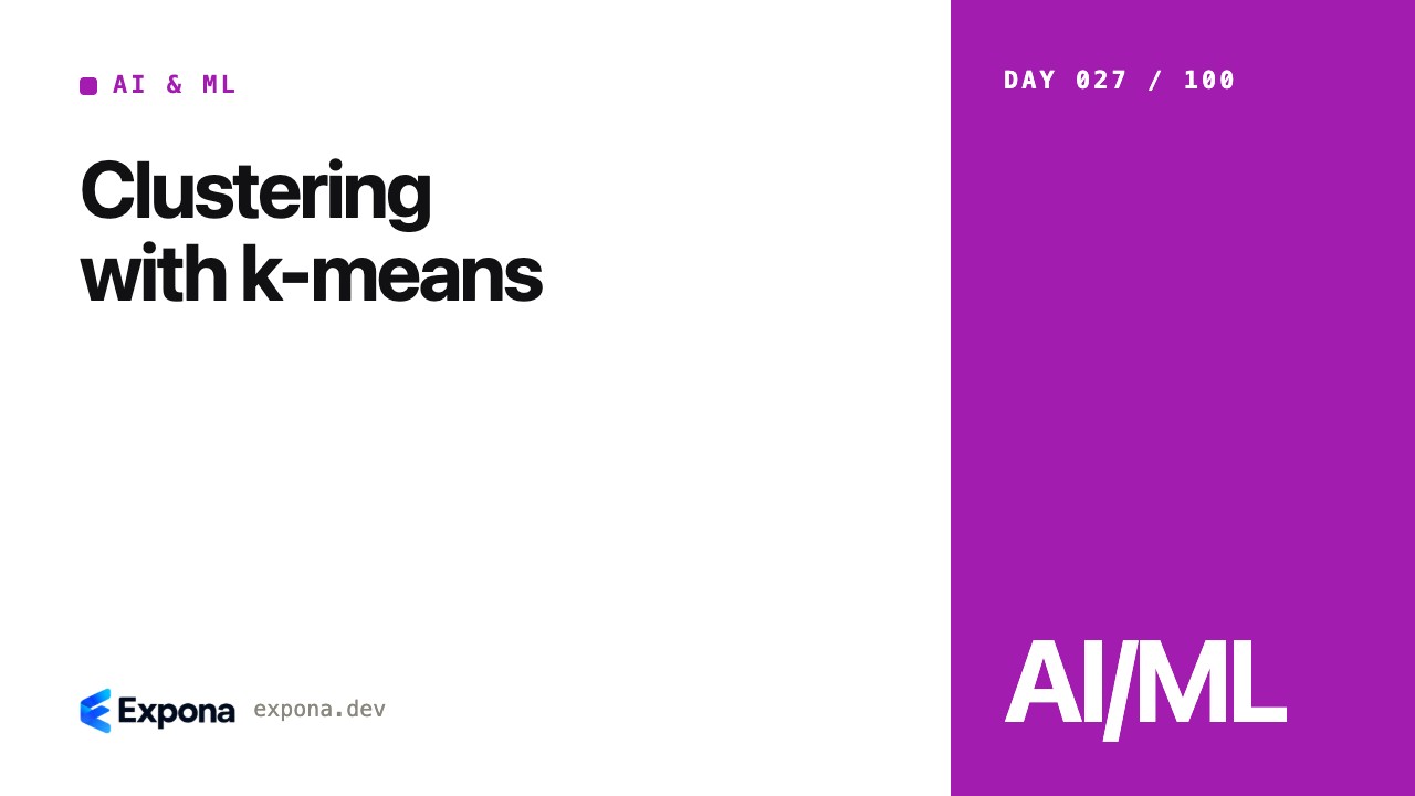 Clustering with k-means: AI & ML lessons from production