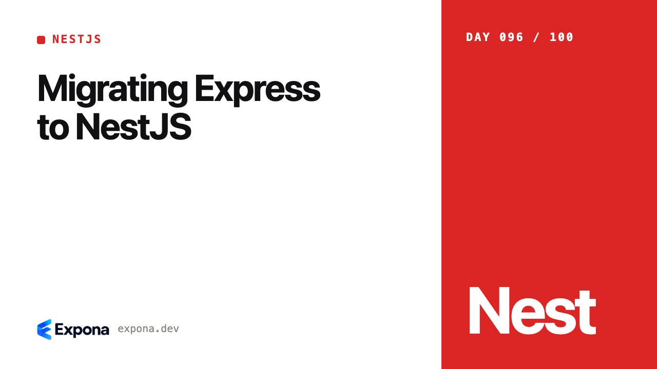 Migrating Express to NestJS: what developers should know